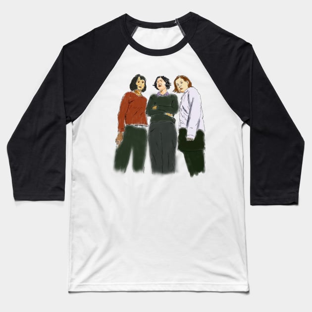 sleater-kinney Baseball T-Shirt by Luckythelab